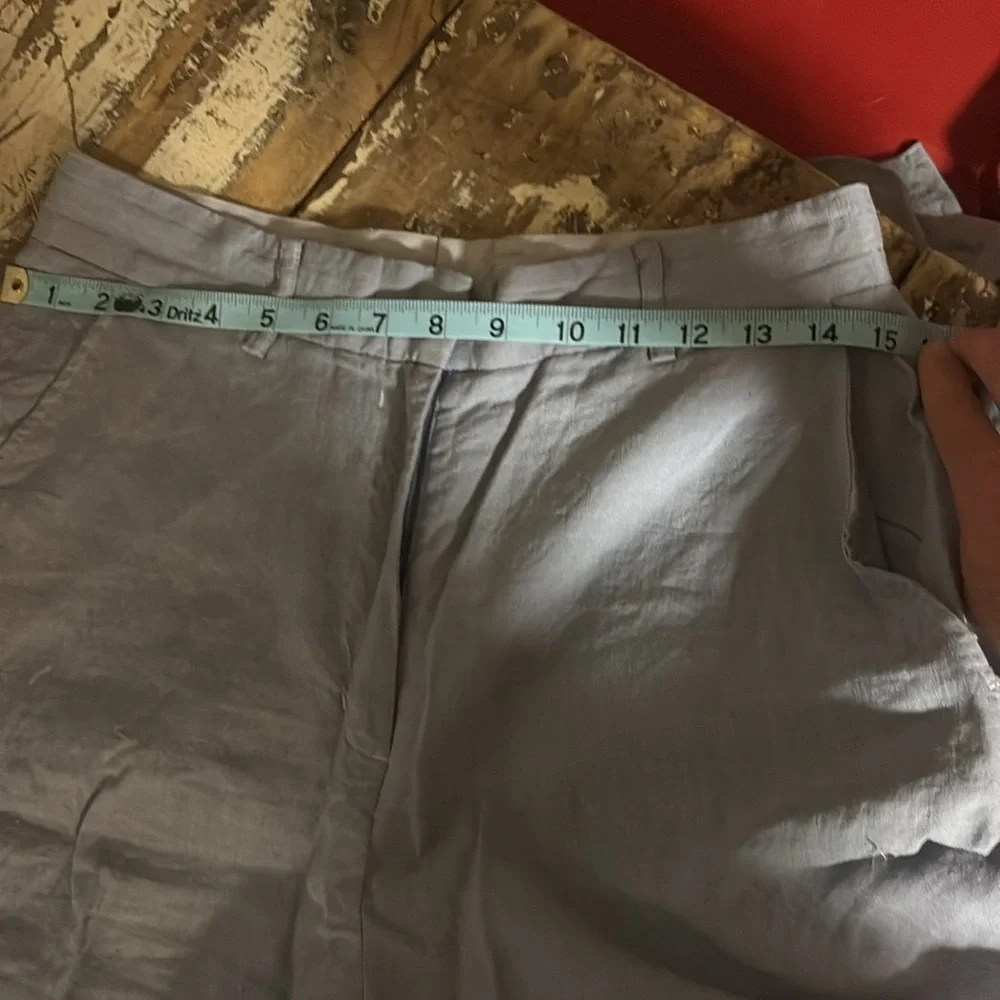 Mes Demoiselles Linen Light Gray Men's Chinos